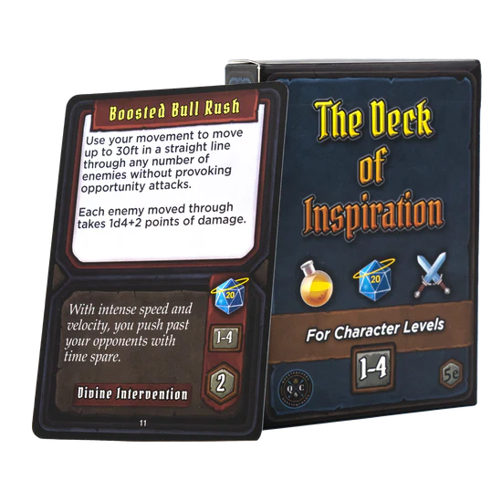 Deck of Inspiration: Lvl 1-4
