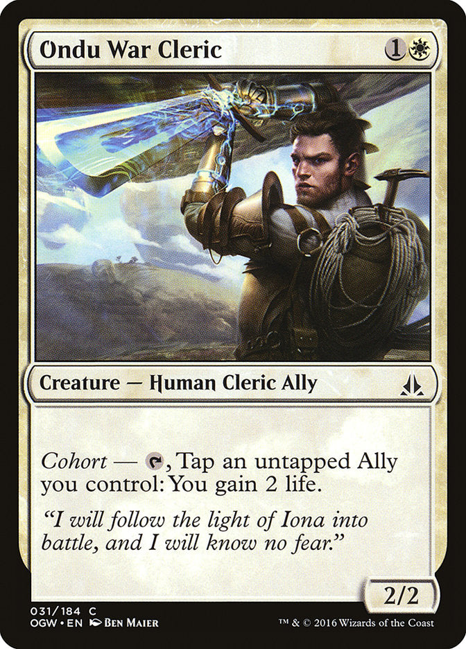 Ondu War Cleric [Oath of the Gatewatch]  Deep Dive Games Athens