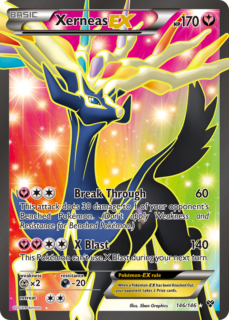 athens pokemon cards Xerneas EX (146/146) [XY: Base Set] – Deep Dive Games Athens