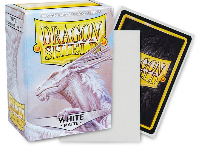 Dragon Shield Sleeves: Standard Matte - White 100CT