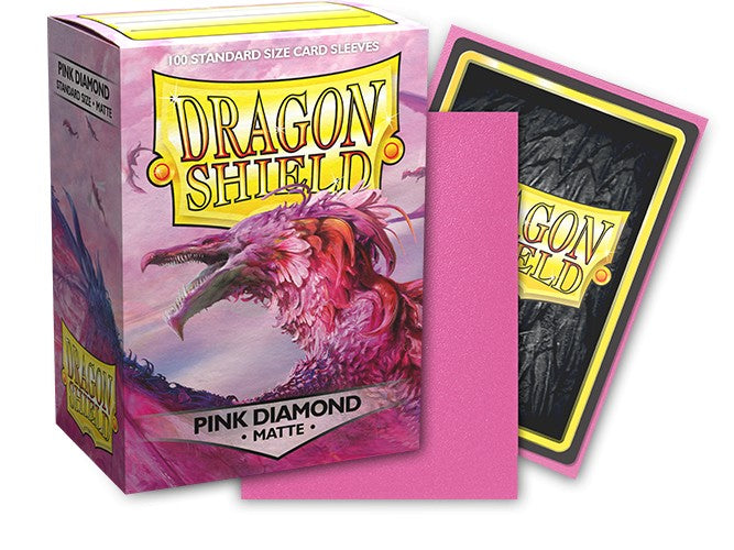 Dragon Shield Sleeves: Standard Matte - Pink Diamond 100CT