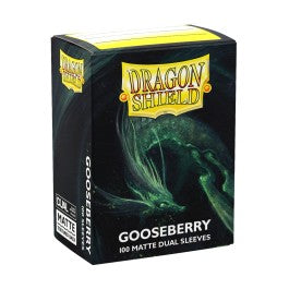 Dragon Shield Sleeves: Standard Matte Dual - Gooseberry