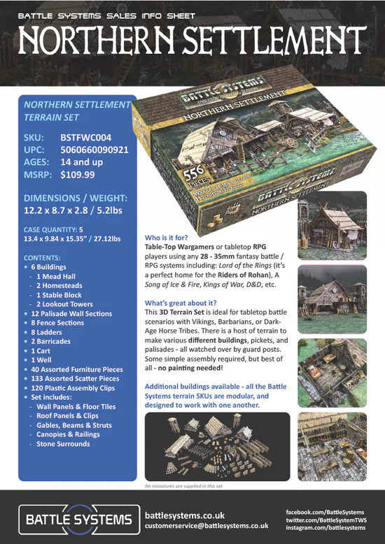 Battle Systems: Fantasy Northern Settlement