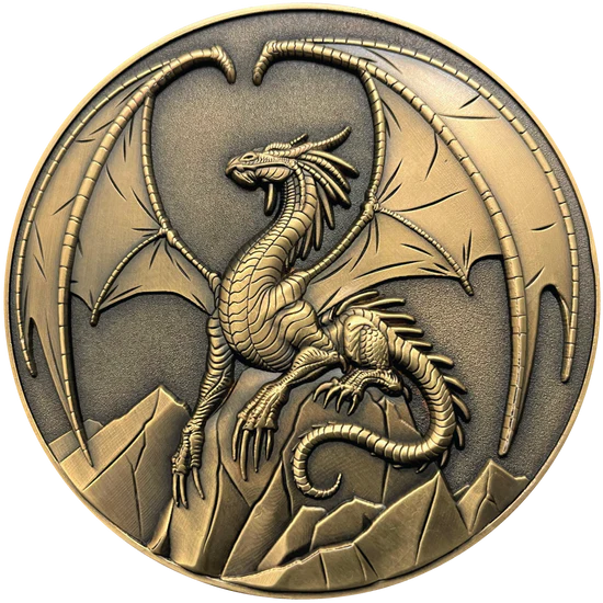 Lawful Gold Dragon Goliath Coin