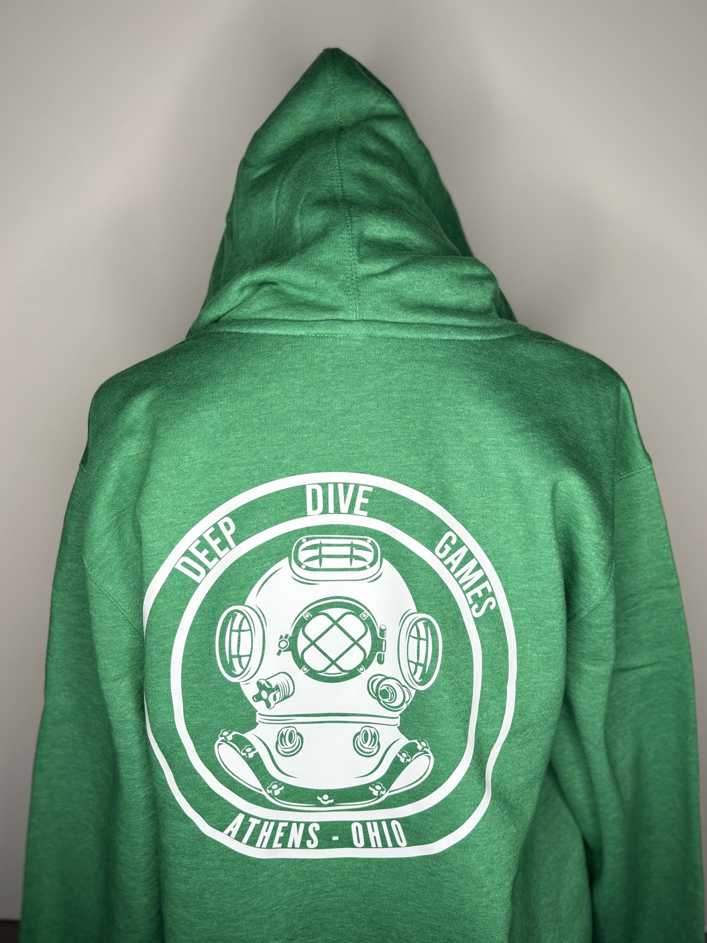Green Deep Dive Games Hooded Sweatshirt