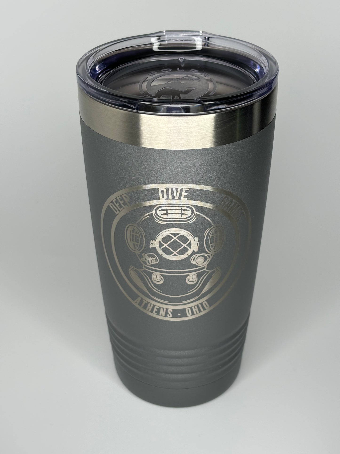 Logo Laser Engraved 20oz Tumbler (Grey)