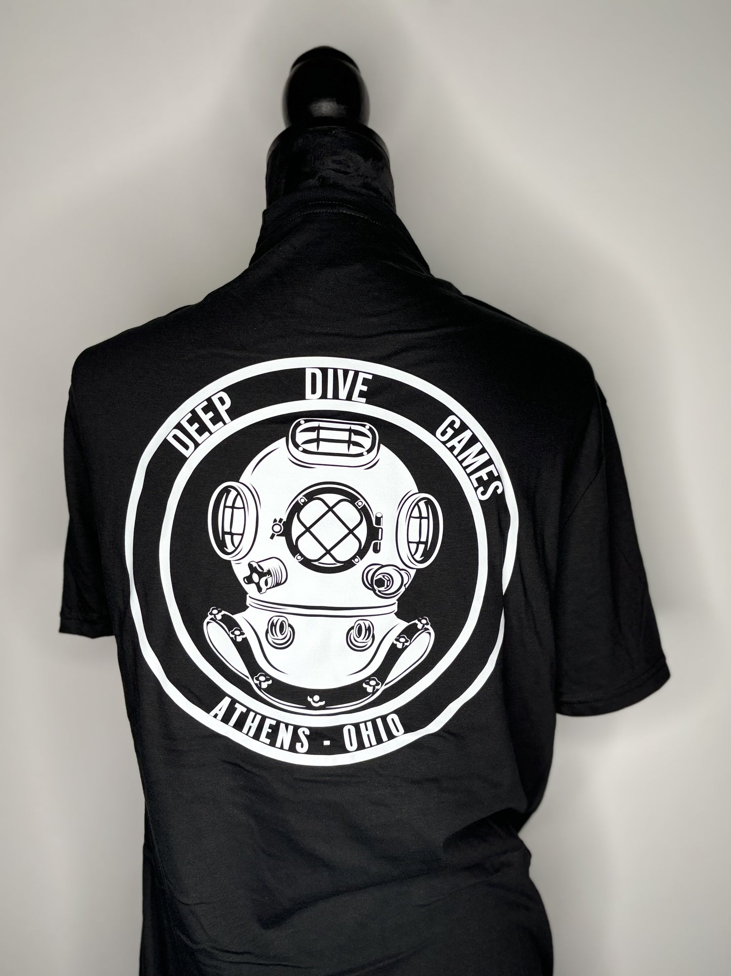 Short Sleeve Black Deep Dive Games Athens T-Shirt