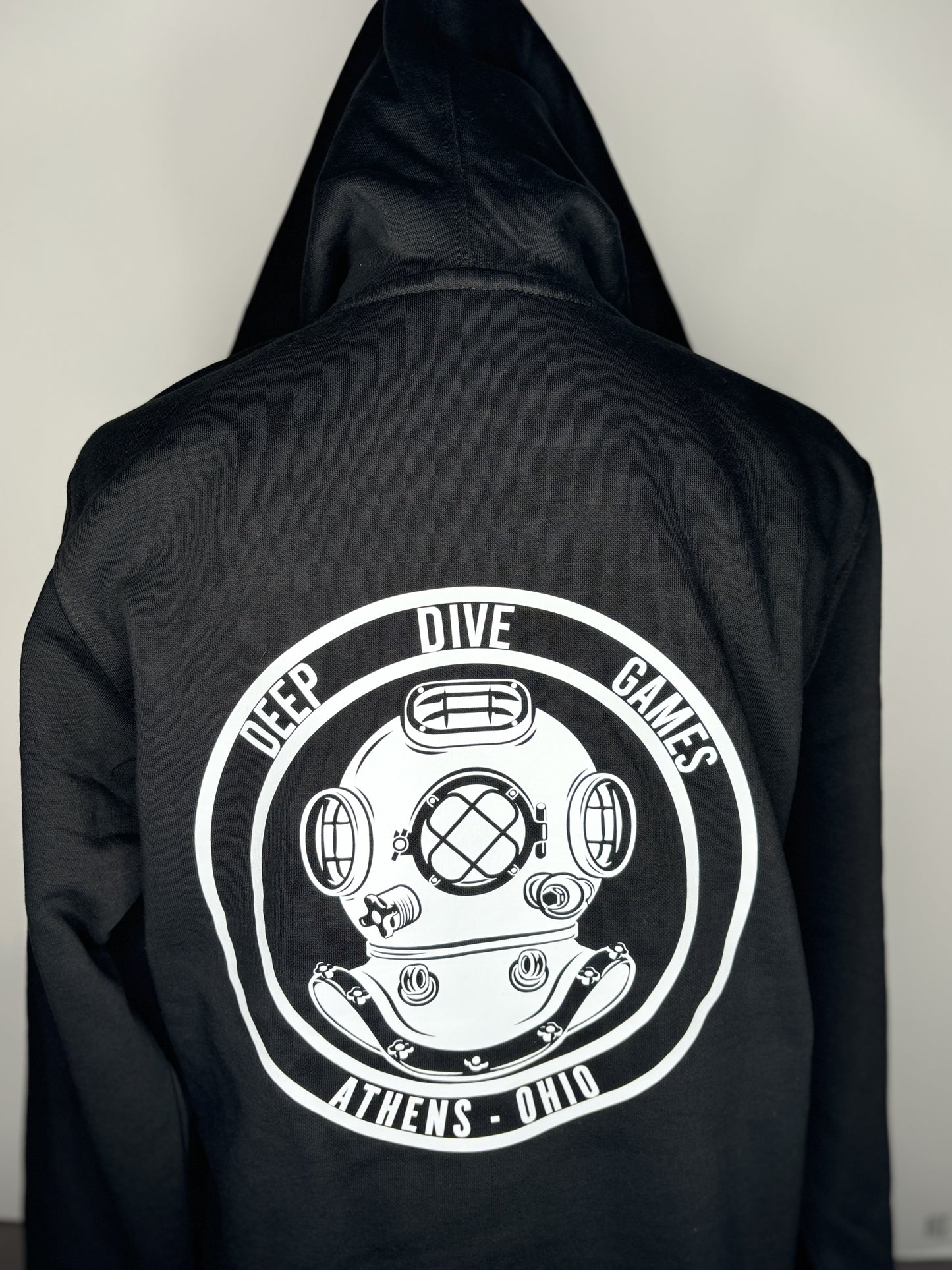 Black Deep Dive Games Hooded Sweatshirt