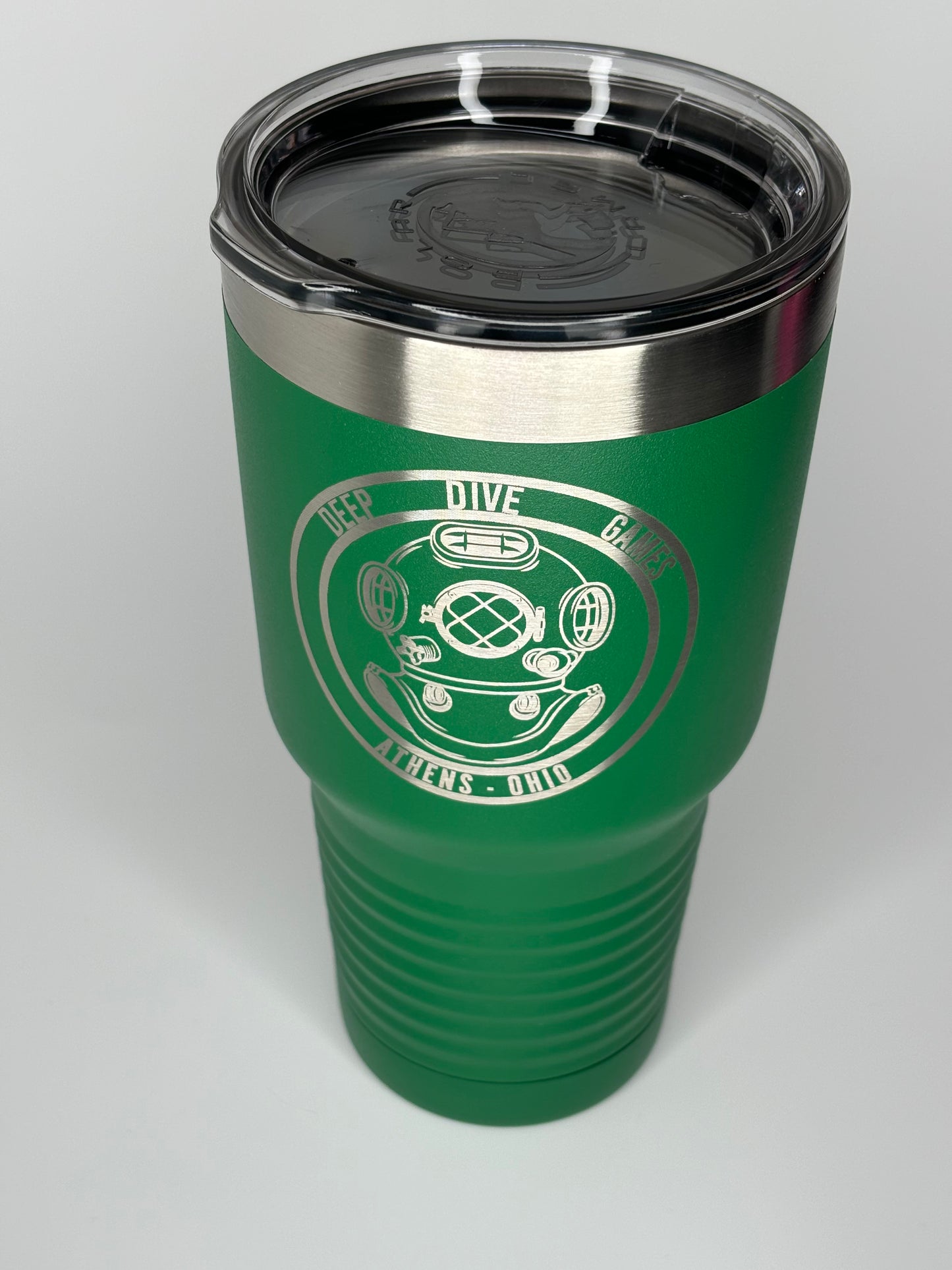 Logo Laser Engraved 30oz Tumbler (Green)