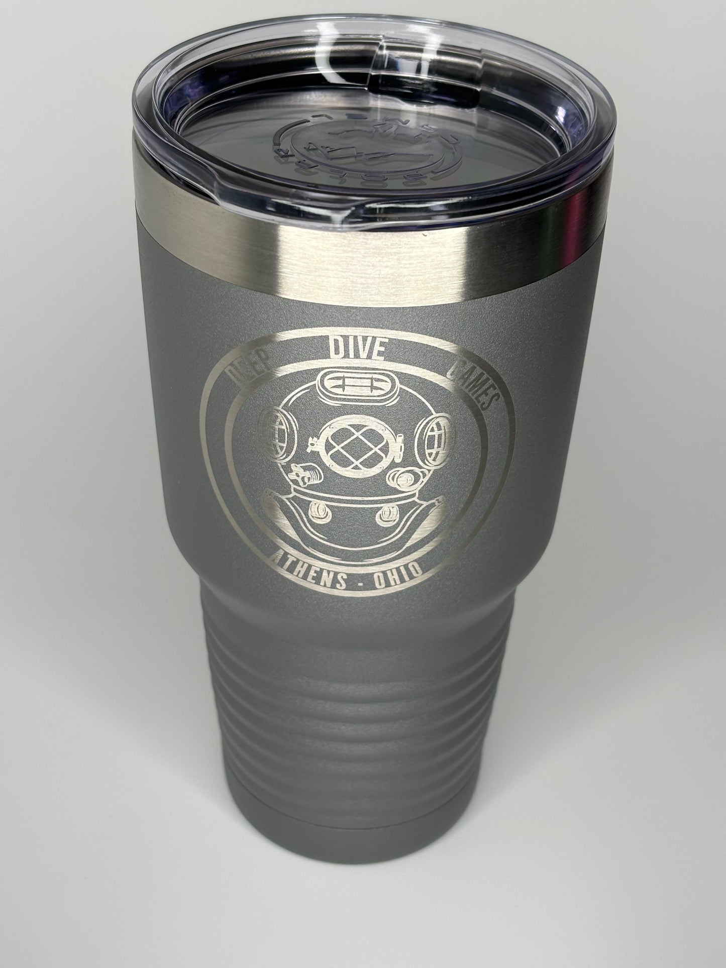 Logo Laser Engraved 30oz Tumbler (Grey)