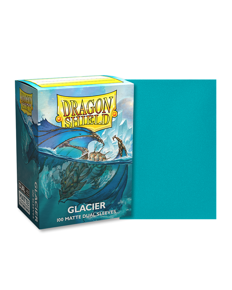 Dragon Shield Dual Sleeves: Matte Glacier