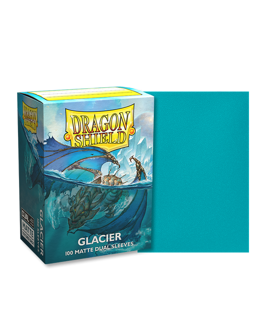 Dragon Shield Dual Sleeves: Matte Glacier