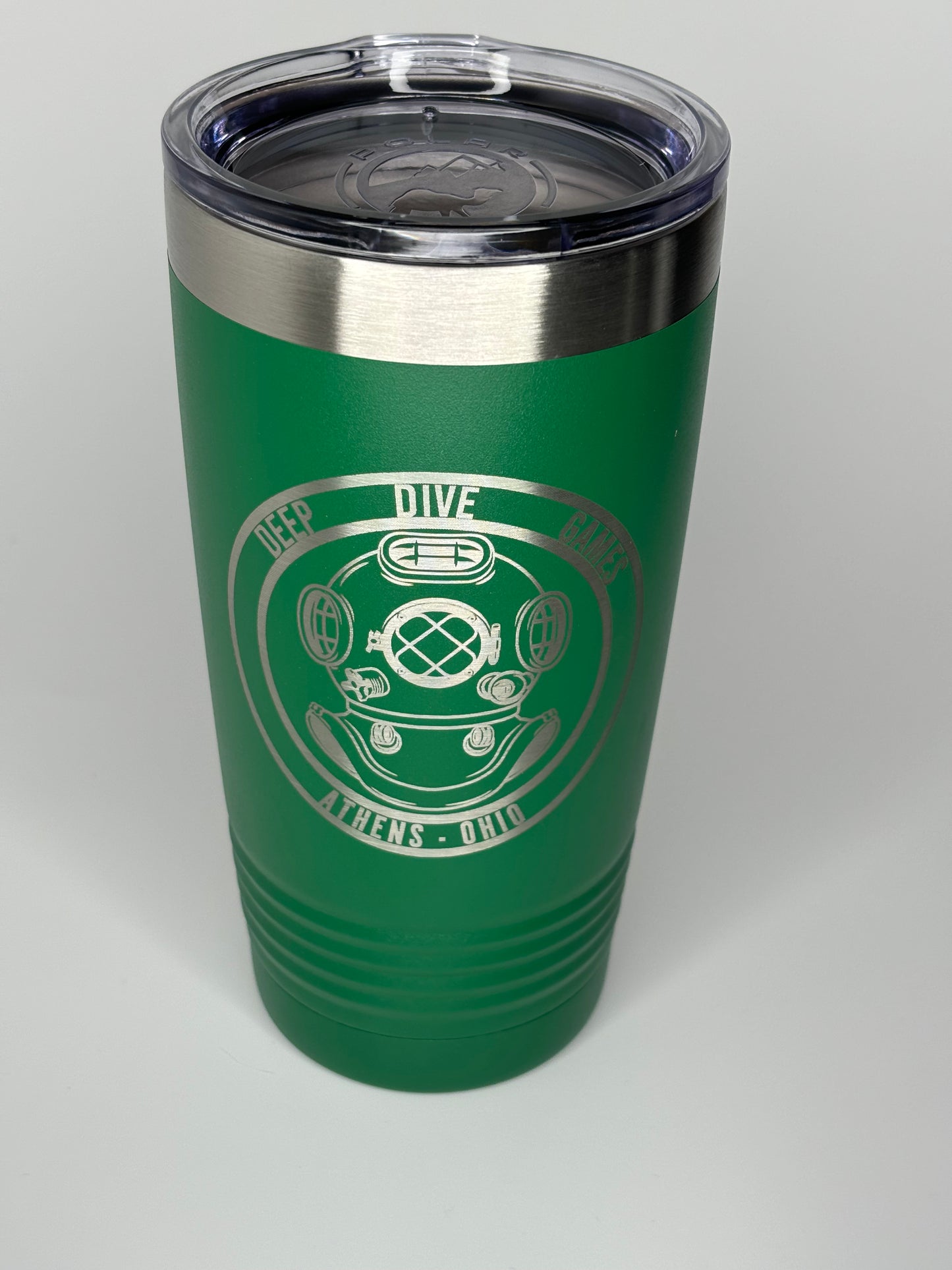 Logo Laser Engraved 20oz Tumbler (Green)