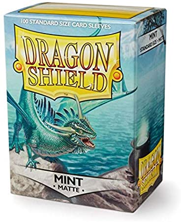 Dragon Shield 100ct Box Deck Protector Matte Mint