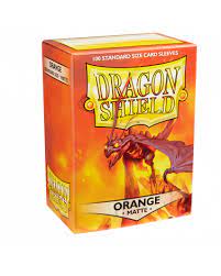 Dragon Shield 100ct Box Deck Protector Matte Orange