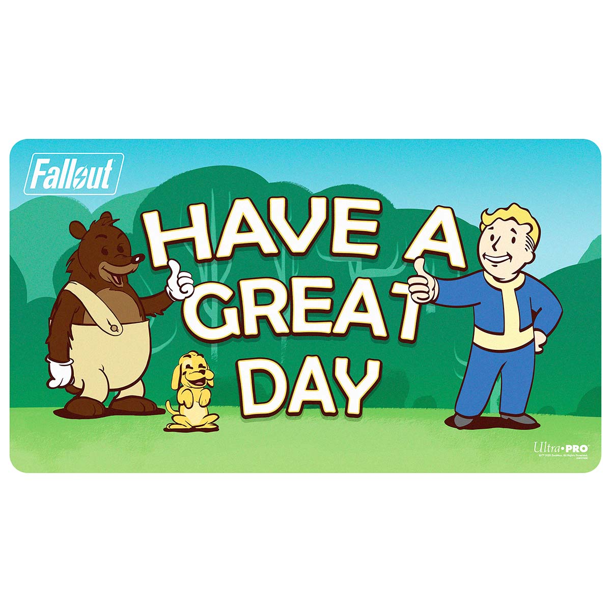 Ultra Pro Playmat Fallout Vault Boy have a Great Day