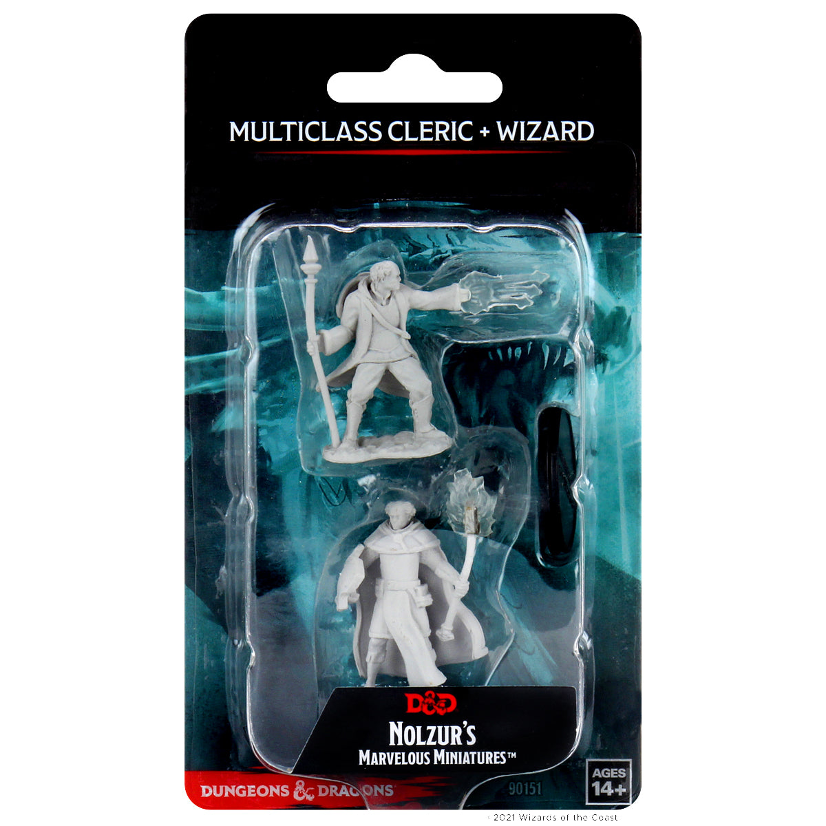 D&D Nolzur's Marvelous Miniatures: Multiclass Cleric + Wizard Male