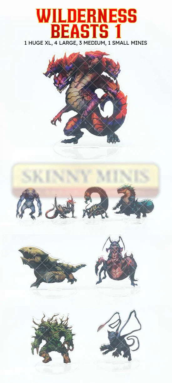 Skinny Minis - Wild Monsters