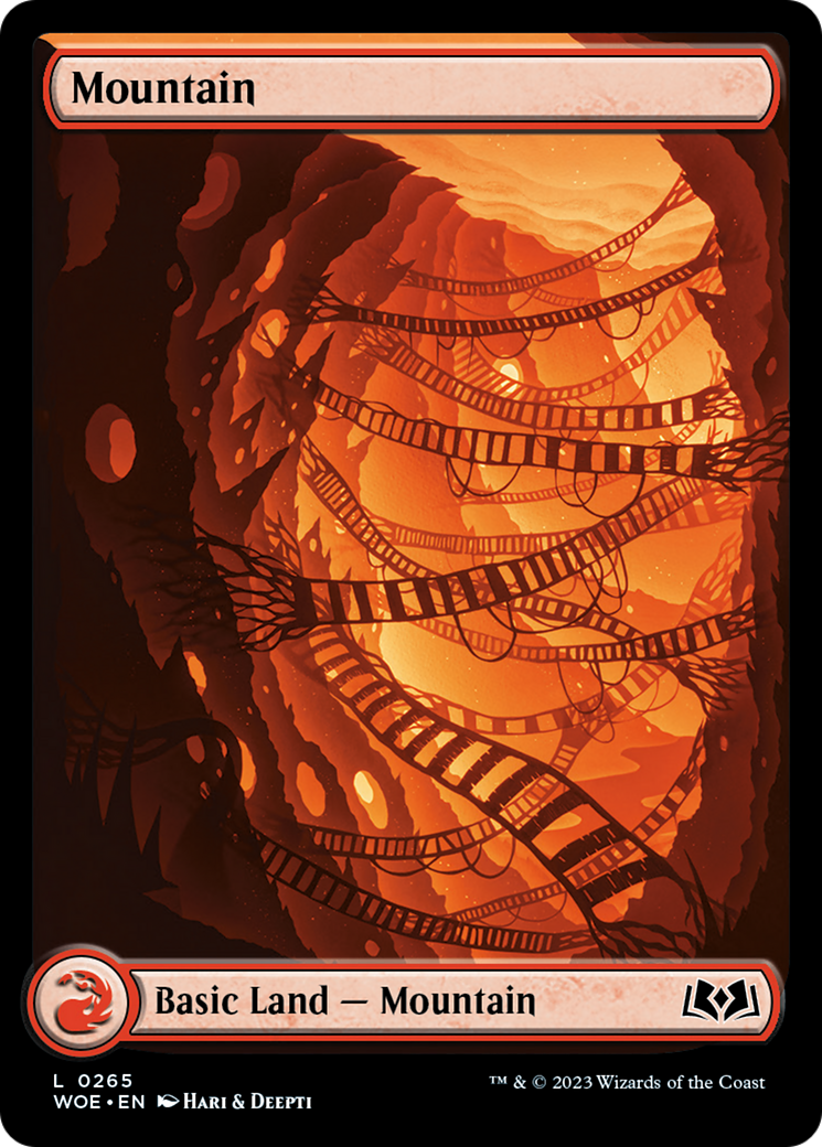 Mountain (265) (Full-Art) [Wilds of Eldraine] – Deep Dive Games Athens