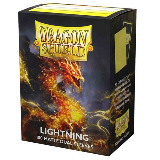DRAGON SHIELD DUAL SLEEVES: MATTE LIGHTNING