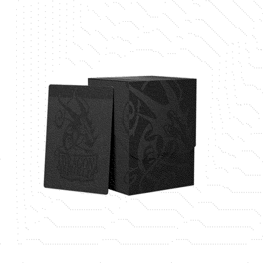 DRAGON SHIELD DECK SHELL: SHADOW BLACK-BLACK