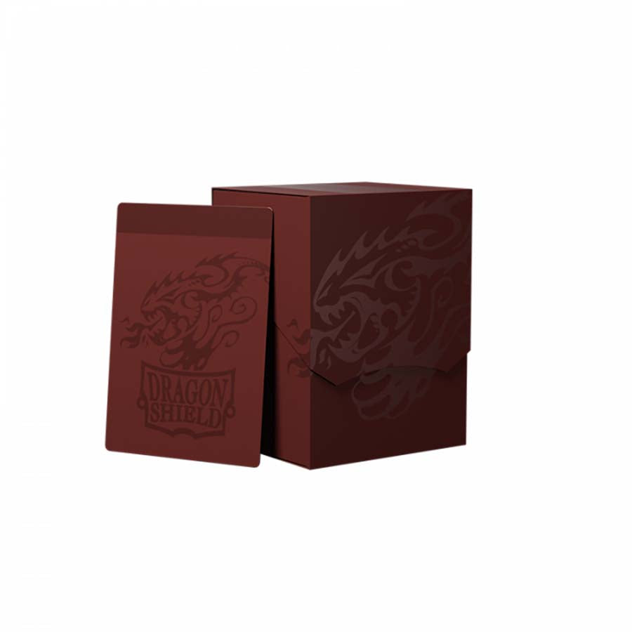 DRAGON SHIELD DECK SHELL: BLOOD RED-BLACK