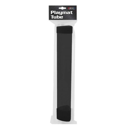 SMOKE PLAYMAT TUBE WITH DICE CAP - BLACK