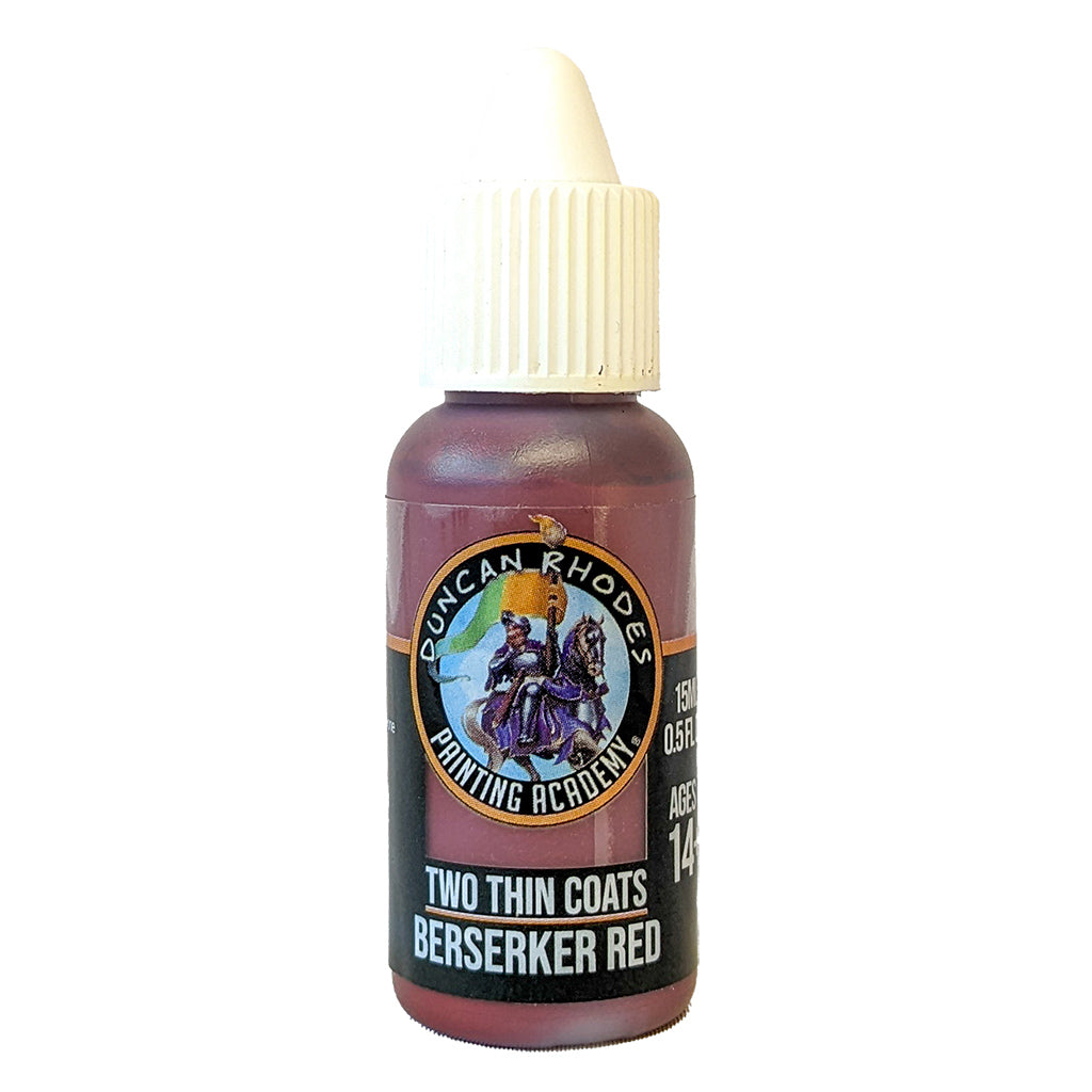 Two Thin Coats: Berserker Red