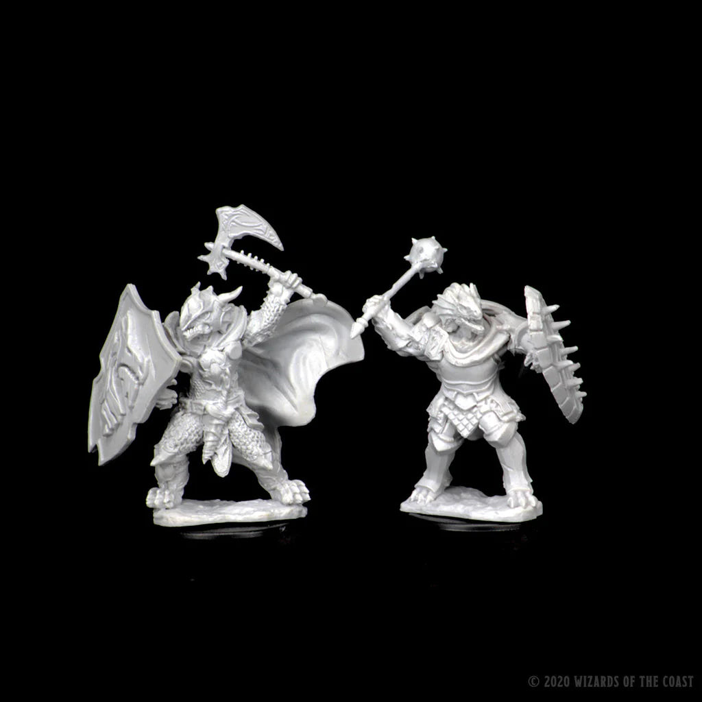 Dungeons & Dragons: Nolzur's Marvelous Unpainted Miniatures - W04 Dragonborn Male Paladin