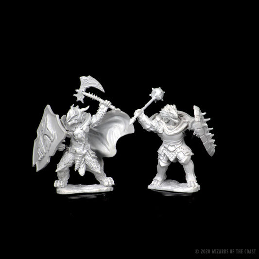Dungeons & Dragons: Nolzur's Marvelous Unpainted Miniatures - W04 Dragonborn Male Paladin