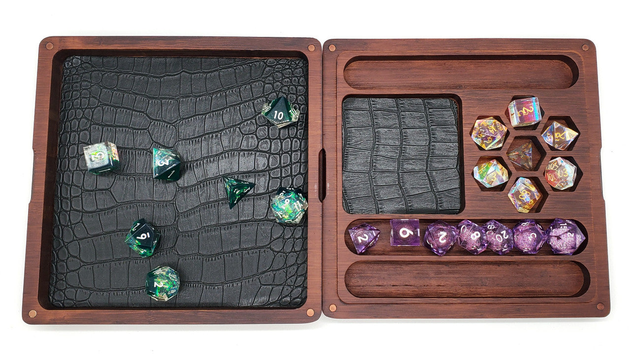 Old School Dice: Ultimate Player's Vault - Dark Brown