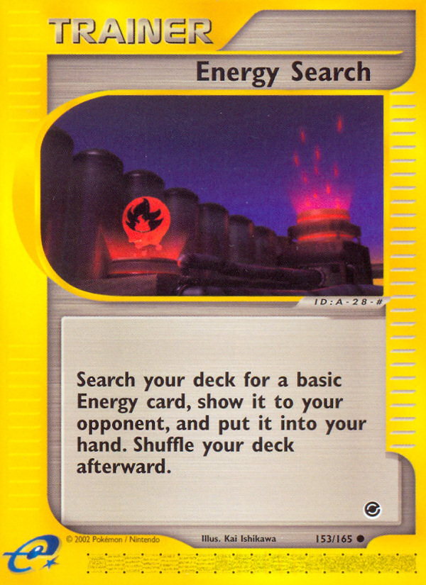 Energy Search (153/165) [Expedition: Base Set] – Deep Dive Games Athens