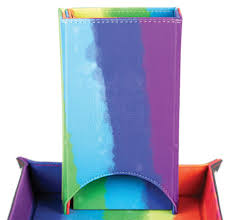 Fold Up Velvet Dice Tower