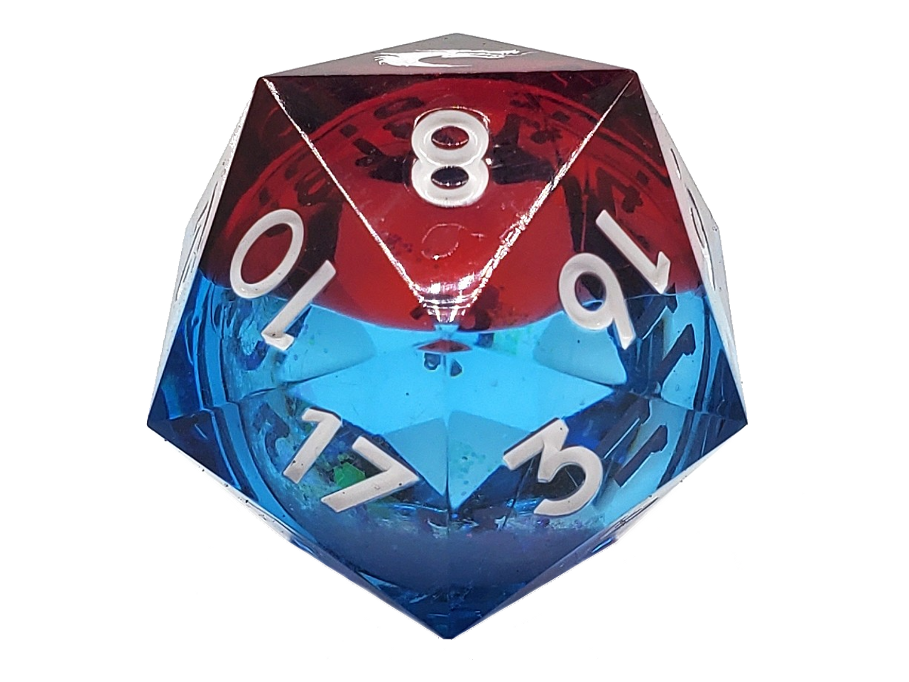 Old School Sharp Edged 35mm D20: Liquid Infused - Space Nebula Fury