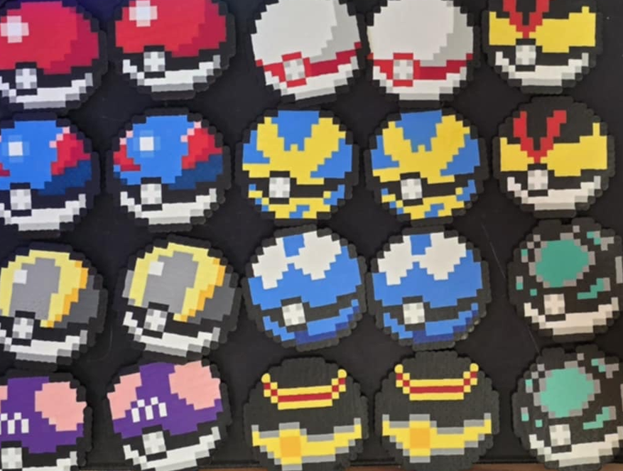 Pokeball Magnets