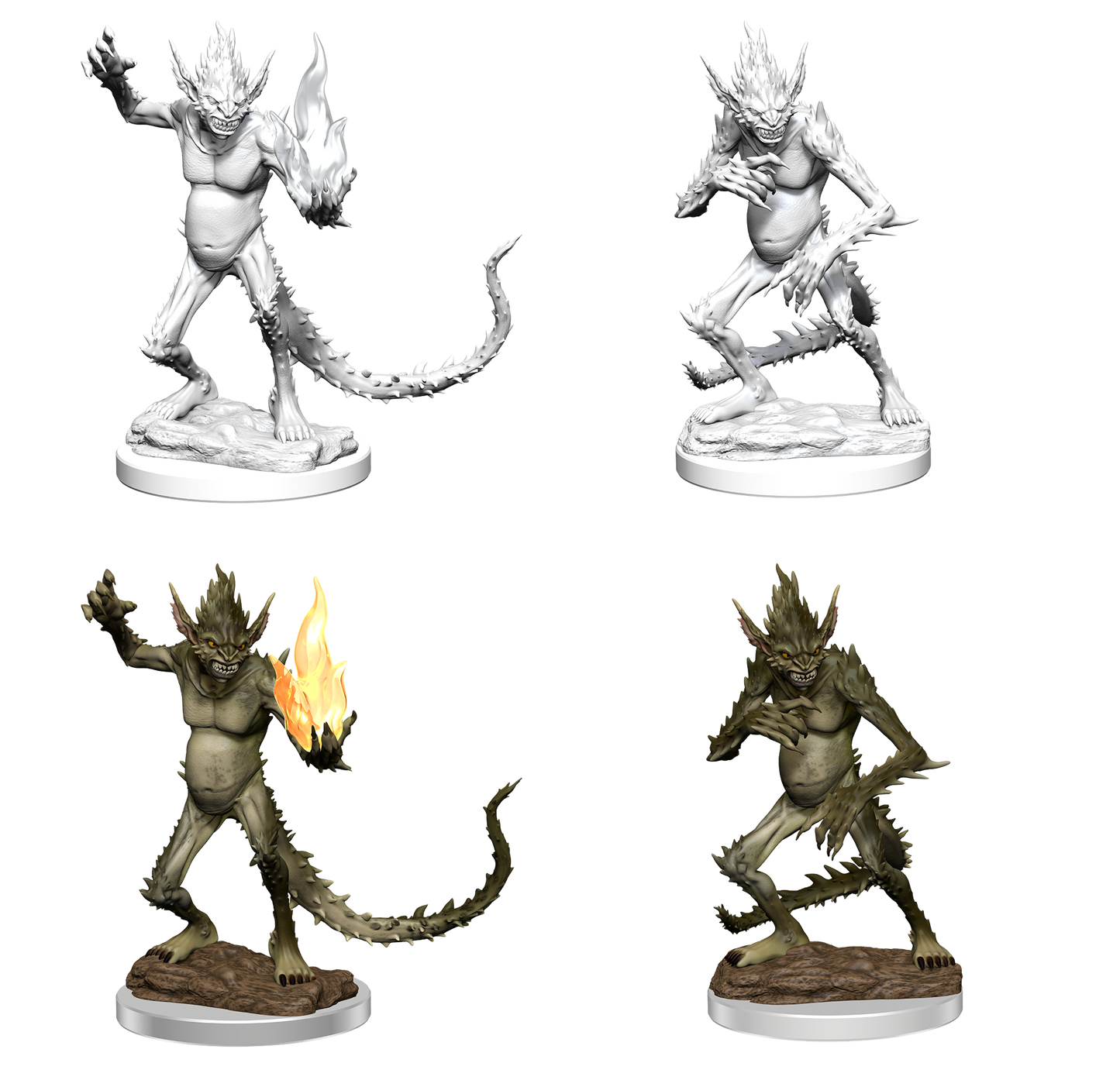 DND UNPAINTED MINIS WV16 BARBED DEVILS