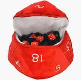 Dungeons & Dragons RPG: Red and White D20 Plush Dice Bag