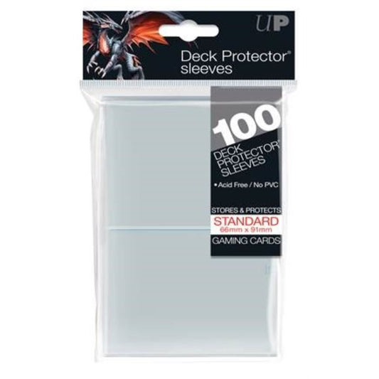 ULTRA PRO: PRO-GLOSS STANDARD DECK PROTECTOR - CLEAR 100CT