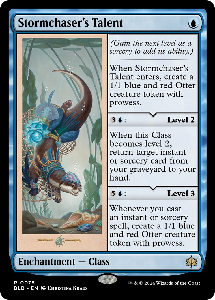 mtg bloomburrow otter cards Stormchaser's Talent [Bloomburrow] – Deep Dive Games Athens draw a card. The Trouble with Tribals Edge:Stitched Edges Warhammer 40k