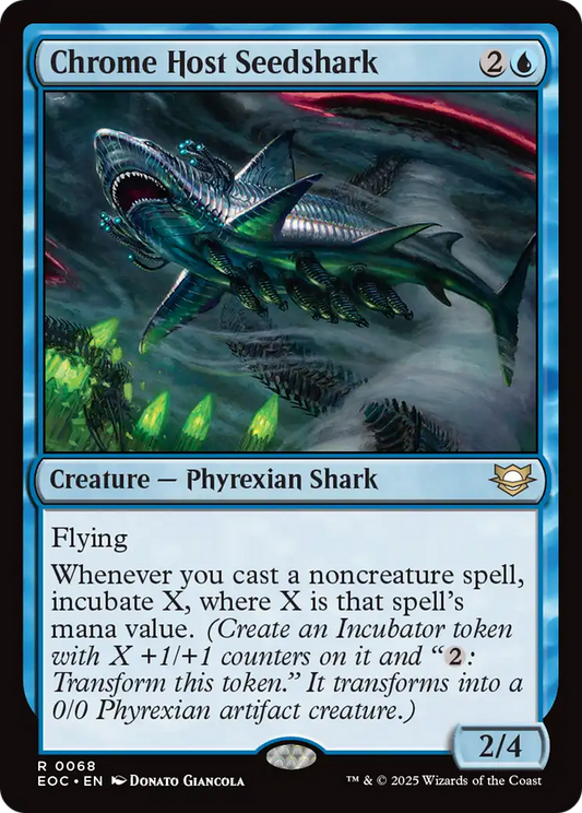Chrome Host Seedshark [Edge of Eternities Commander]