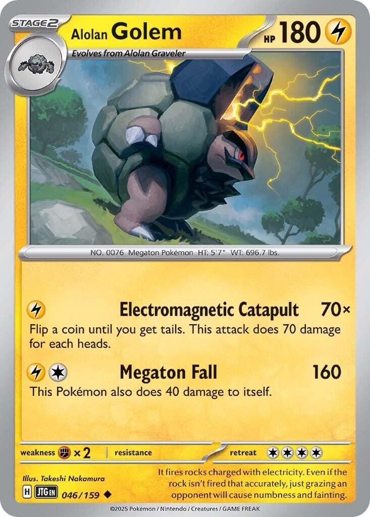 Alolan Golem (046/159) [Scarlet & Violet: Journey Together]