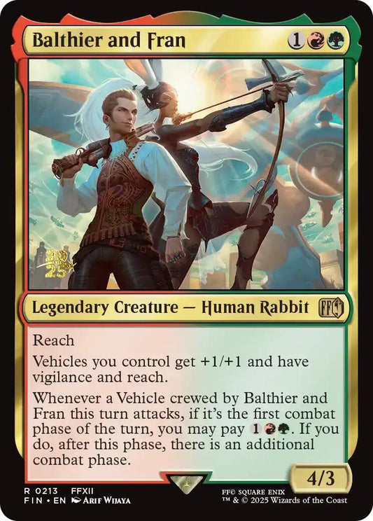 Balthier and Fran [FINAL FANTASY Prerelease Promo]