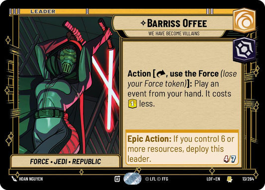 Barriss Offee - We Have Become Villains (013/264) (013/264) [Legends of the Force]