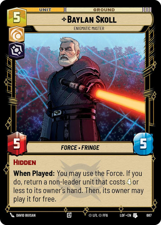 Baylan Skoll - Enigmatic Master (687) (Foil) (687) [Legends of the Force]