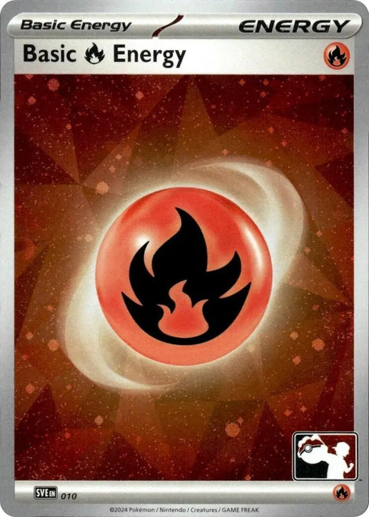 Basic Fire Energy (010) (Cosmos Holo) [Prize Pack Series Seven]