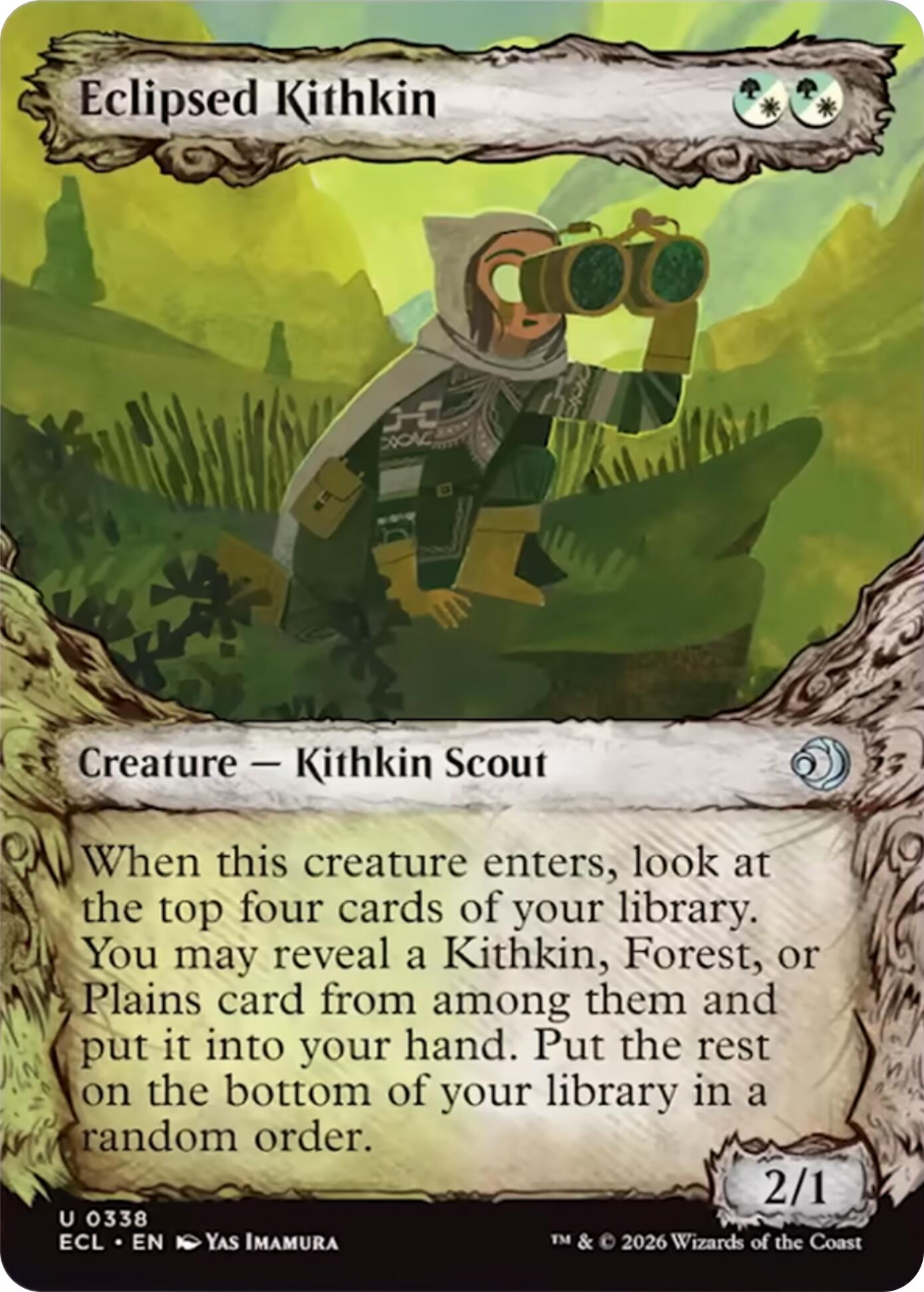 Eclipsed Kithkin (Showcase) [Lorwyn Eclipsed]