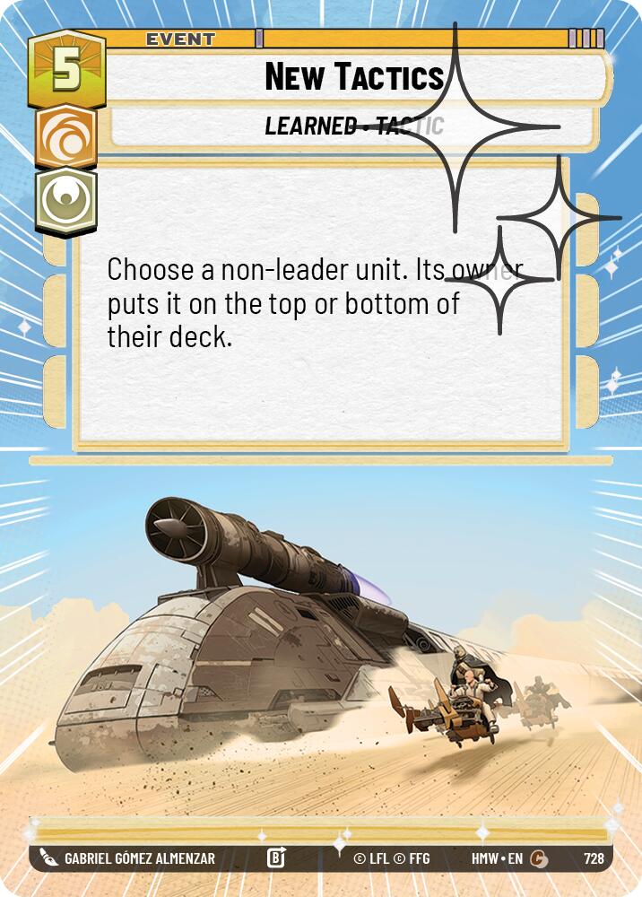 New Tactics (728) (Hyperspace Foil) (728) [Homeworlds]
