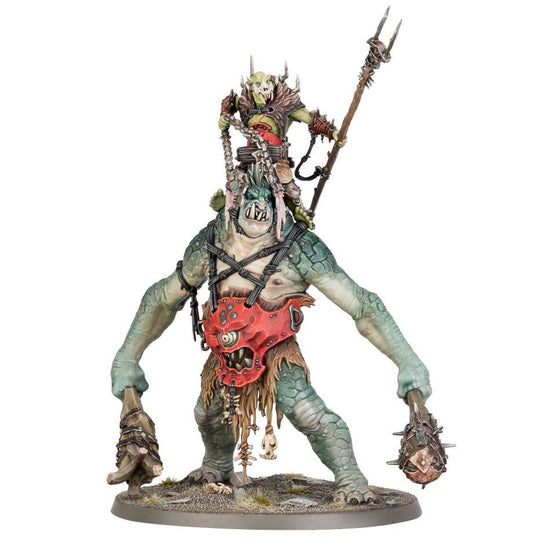 Warhammer: Age of Sigmar - Breaka-boss on Mirebrute Troggoth