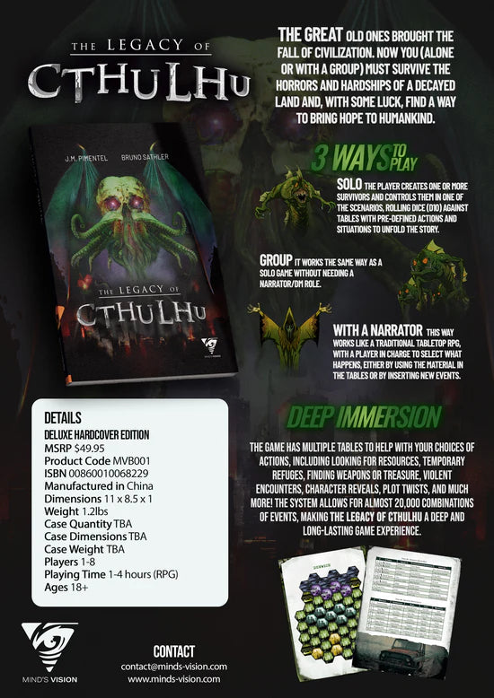 The Legacy of Cthulu (Deluxe Hardcover)