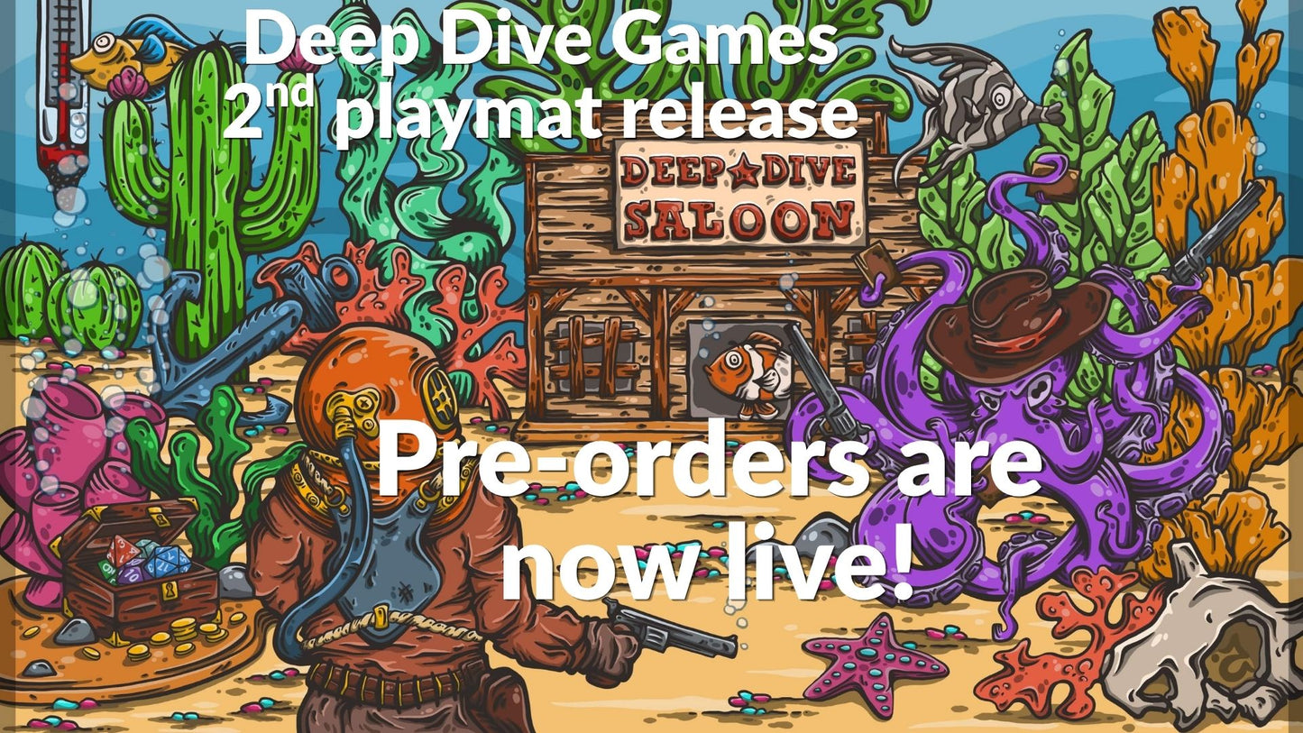Deep Dive Games Playmat 2nd Edition